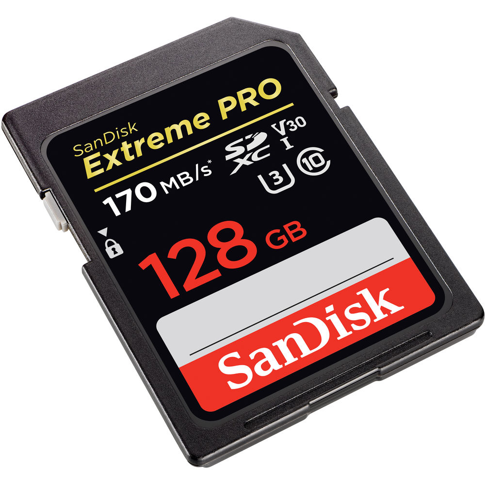 Carte mémoire SDXC SanDisk Extreme PRO UHS-I 128 Go - SDSDXXY-128G-ANCIN