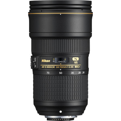 Objectif Nikon AF-S NIKKOR 24-70 mm f/2.8E ED VR 20052 + filtre UV ultraviolet