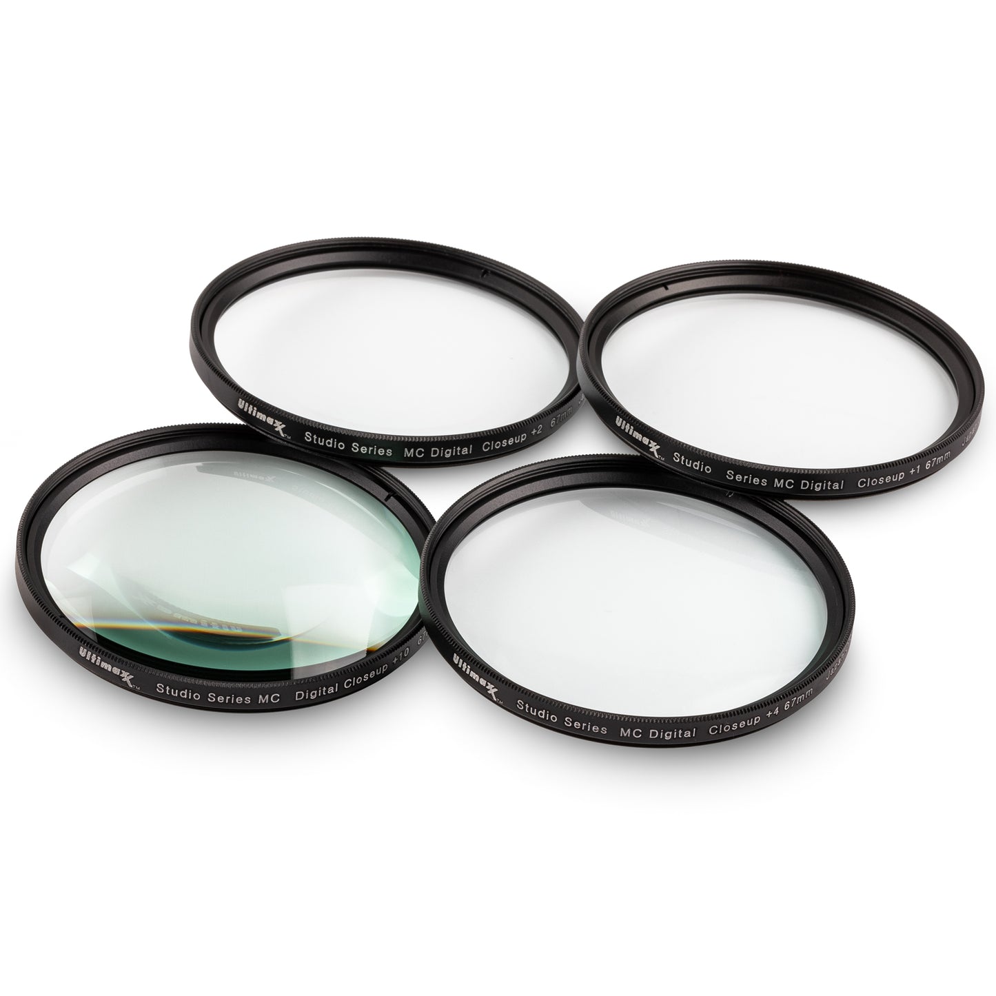 Filtre d'objectif macro gros plan 62 mm + 1 + 2 + 4 + 10 pour appareil photo Canon Nikon Sony Pentax