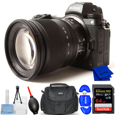 Appareil photo numérique sans miroir Nikon Z 7II avec objectif Z 24-70 mm f/4 S Bundle 1