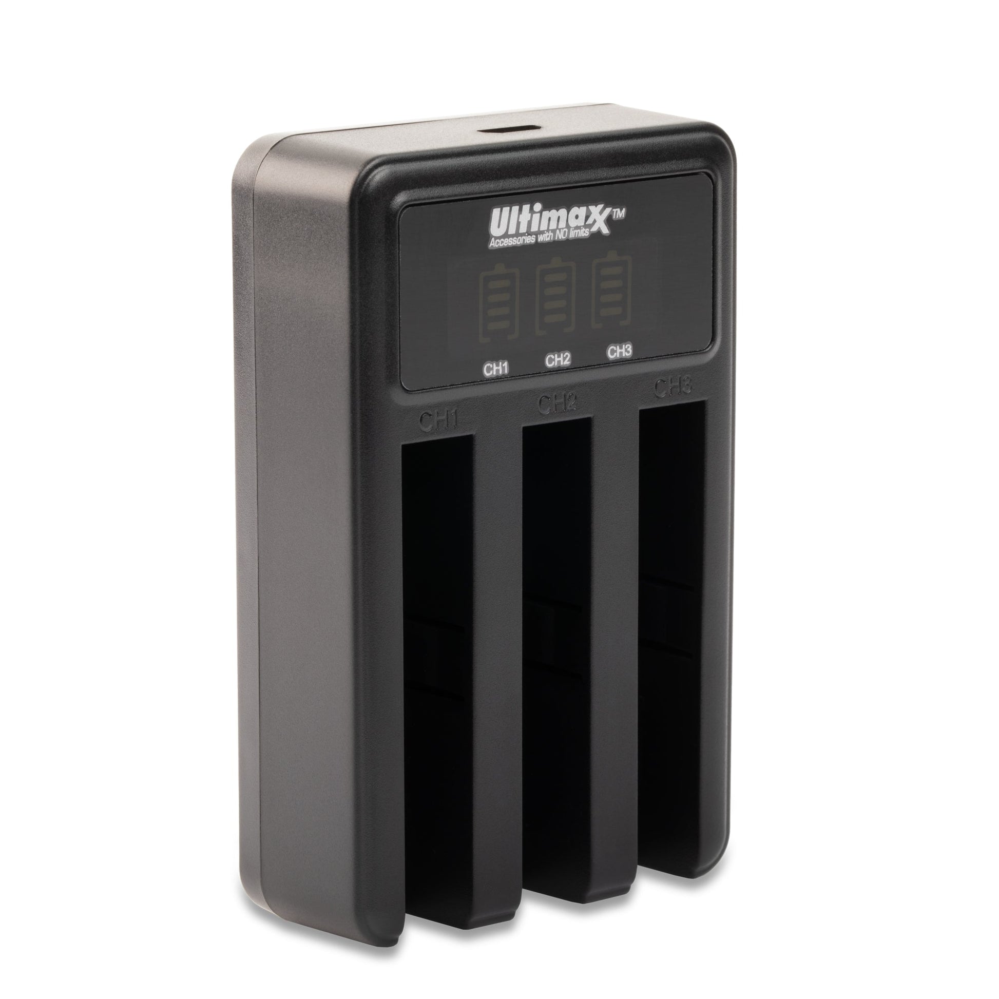 Ultimaxx Triple 3-Channel Charger Station for Insta360 One X2 with LED Display Ultimaxx