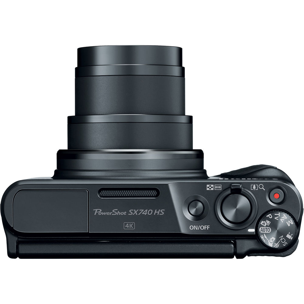 Canon PowerShot SX740 HS 20.3MP 4K Digital Camera 40x Optical Zoom Wi-Fi (Black)