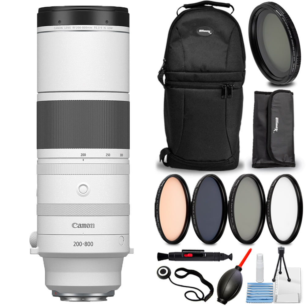 Canon RF 200-800mm f/6.3-9 IS USM Lens (Canon RF) Bundle 2