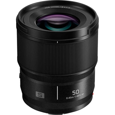 Panasonic Lumix S 50mm f/1.8 Lens S-S50 - 14PC Accessory Bundle Panasonic