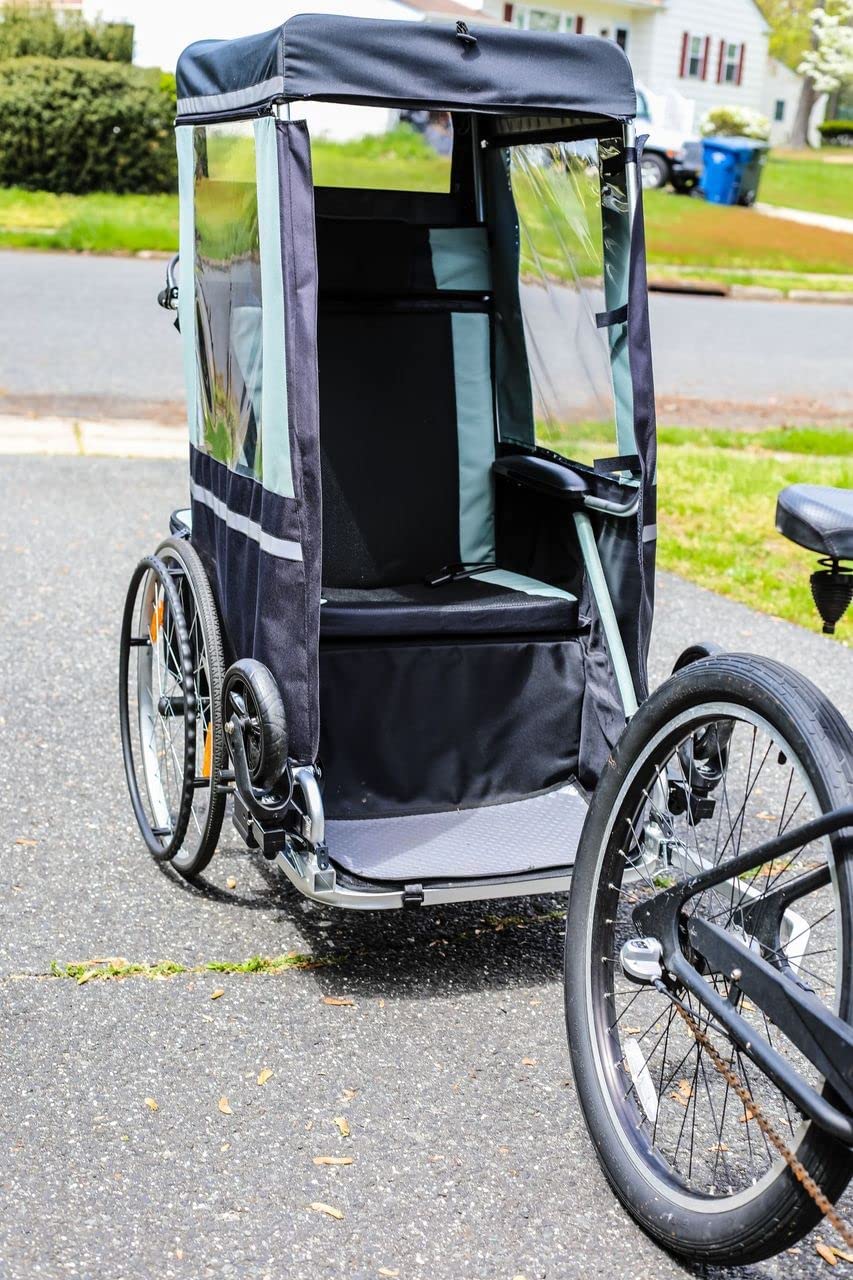 PediCruiser - Adult Bike Trailer + Adult Stroller Wheelchair Ready Covers