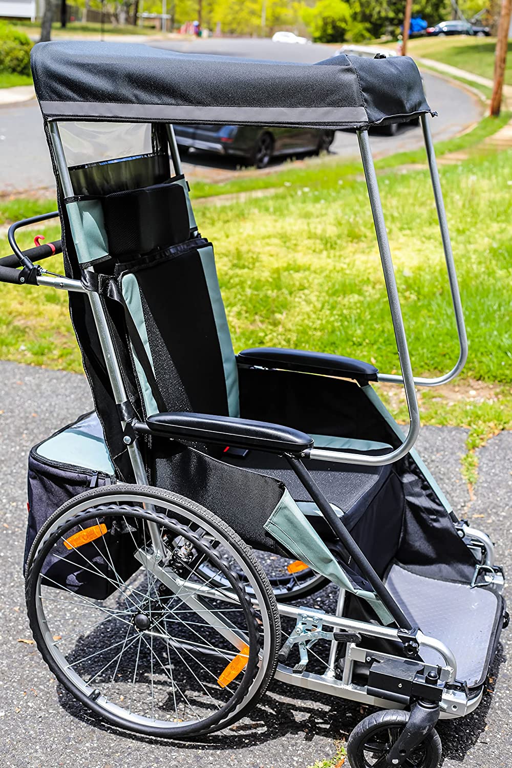 PediCruiser - Adult Bike Trailer + Adult Stroller Wheelchair Ready Covers