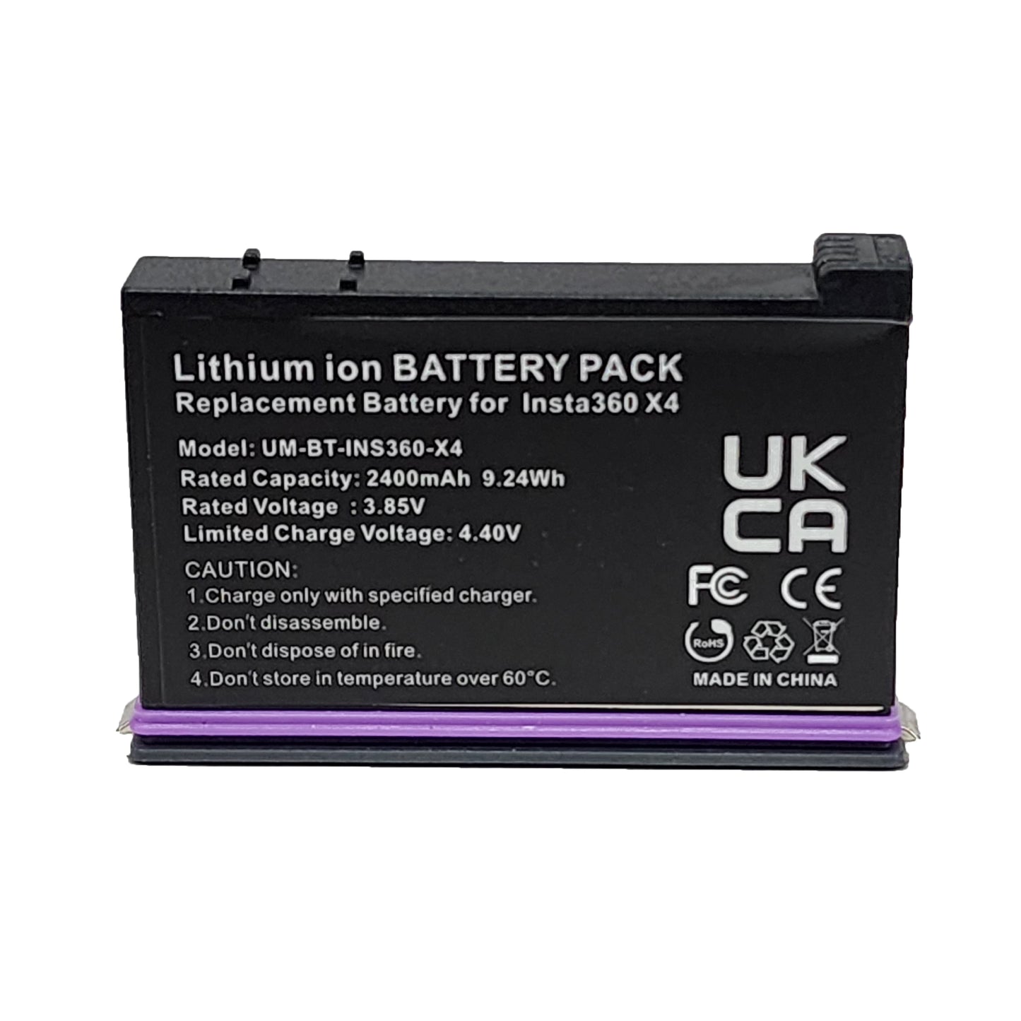 Ultimaxx Replacement Battery for Insta360 X4