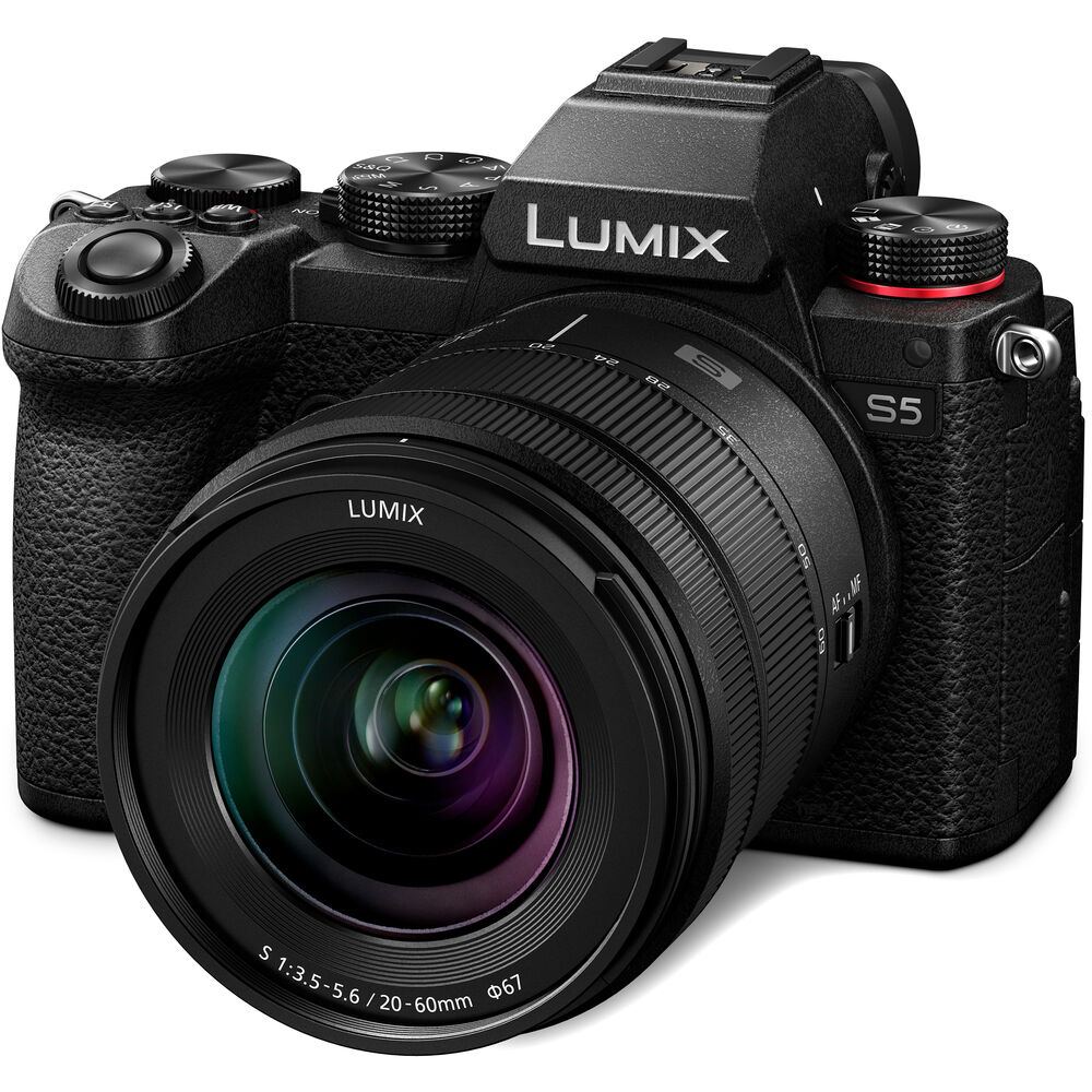 Panasonic Lumix S5 Mirrorless Camera with 20-60mm Lens - 12PC Accessory Bundle