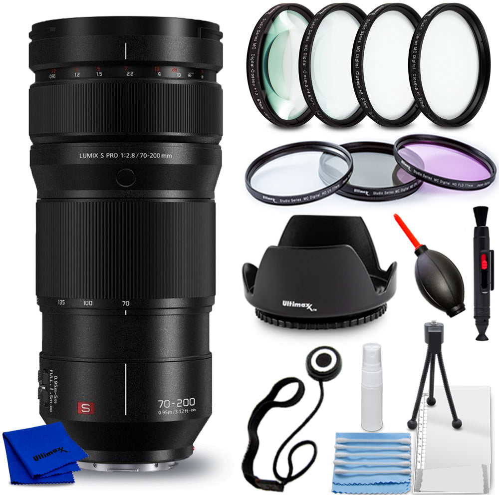 Panasonic Lumix S PRO 70-200mm f/2.8 O.I.S. Lens Bundle 2