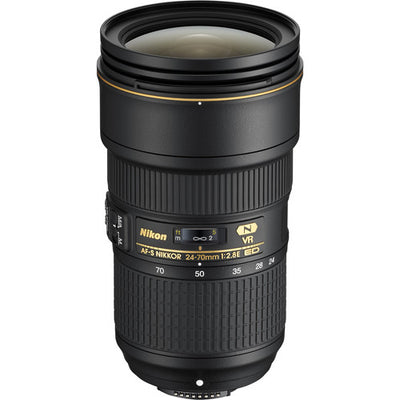 Objectif Nikon AF-S NIKKOR 24-70 mm f/2.8E ED VR 20052 + filtre UV ultraviolet