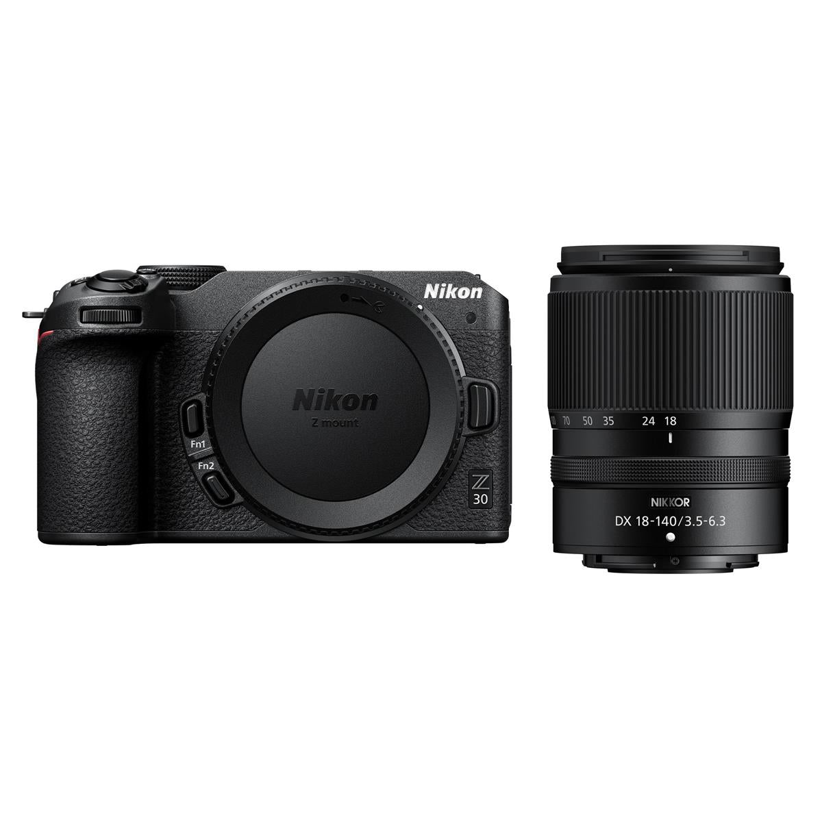 Nikon Z30 Mirrorless Camera w/ Z DX 18-140mm f/3.5-6.3 VR Lens (Black)