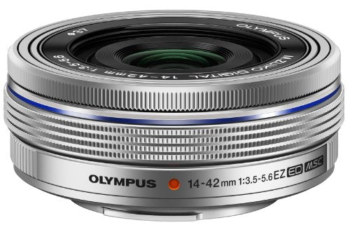 Olympus M.Zuiko Digital ED 14-42mm f/3.5-5.6 EZ Lens (Silver)