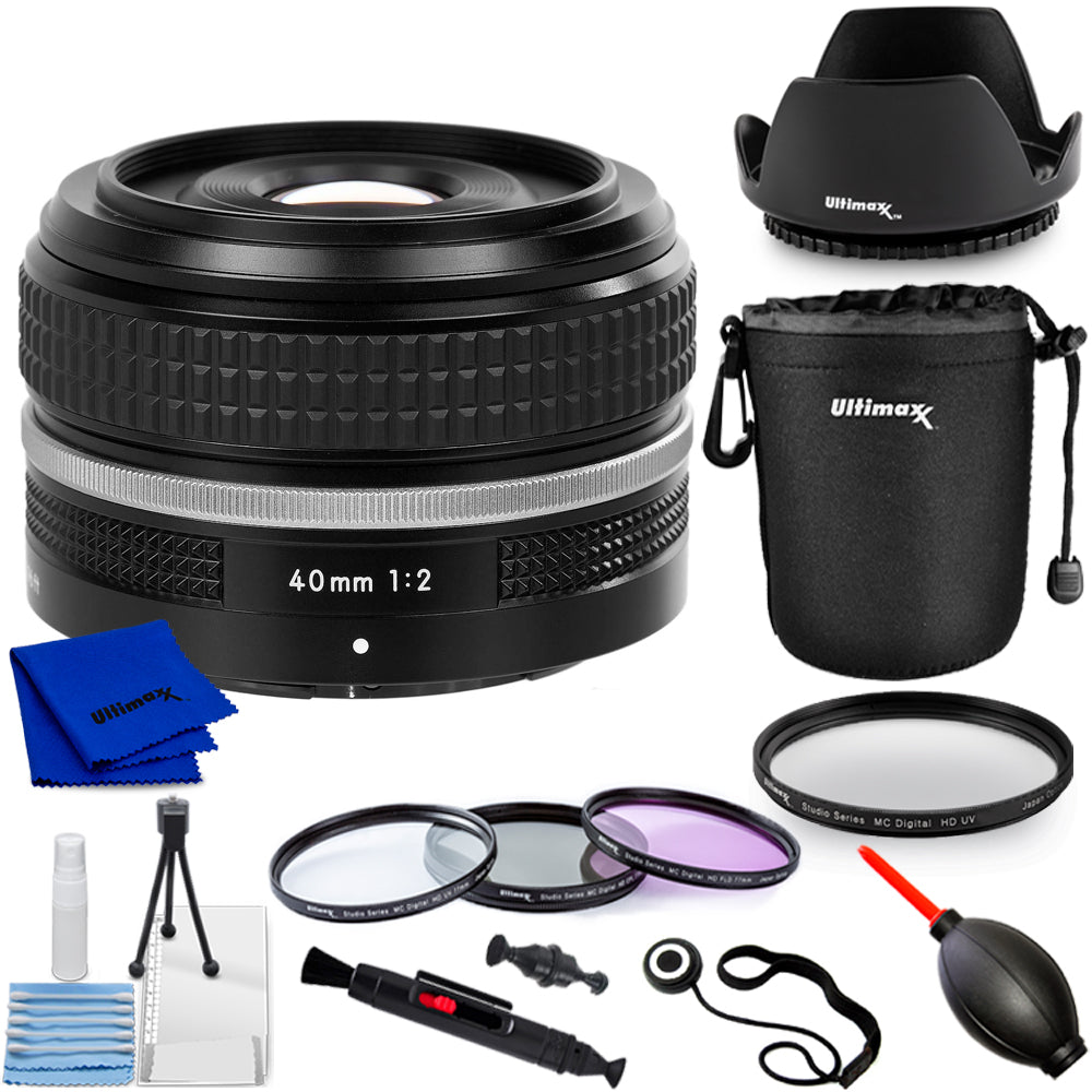 Nikon NIKKOR Z 40mm f/2 (SE) Lens 20121 - 10PC Accessory Bundle