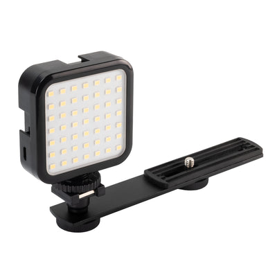 Lampe vidéo Ultimaxx Mini 49 LED - USB / Batterie Li-ion rechargeable intégrée