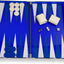 Lucite Acrylic Backgammon Set 18" Large Premium Board and Pieces (Clear Blue)