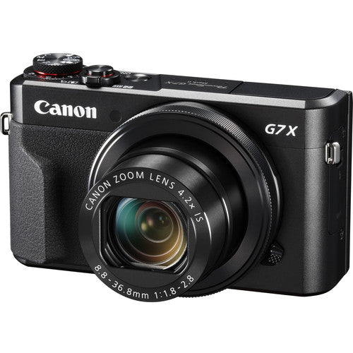 Appareil photo numérique Canon PowerShot G7 X Mark II + BATTERIE EXT + 64 Go + Trépied