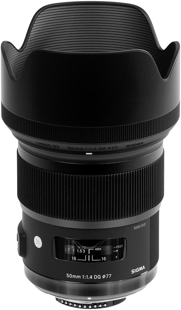 Objectif Sigma 50 mm f/1.4 DG HSM Art pour Nikon F 311306 + 3 objectifs