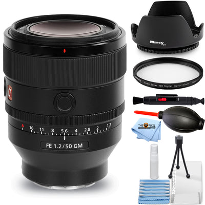 Sony FE 50mm f/1.2 GM Lens SEL50F12GM - 7PC Accessory Bundle