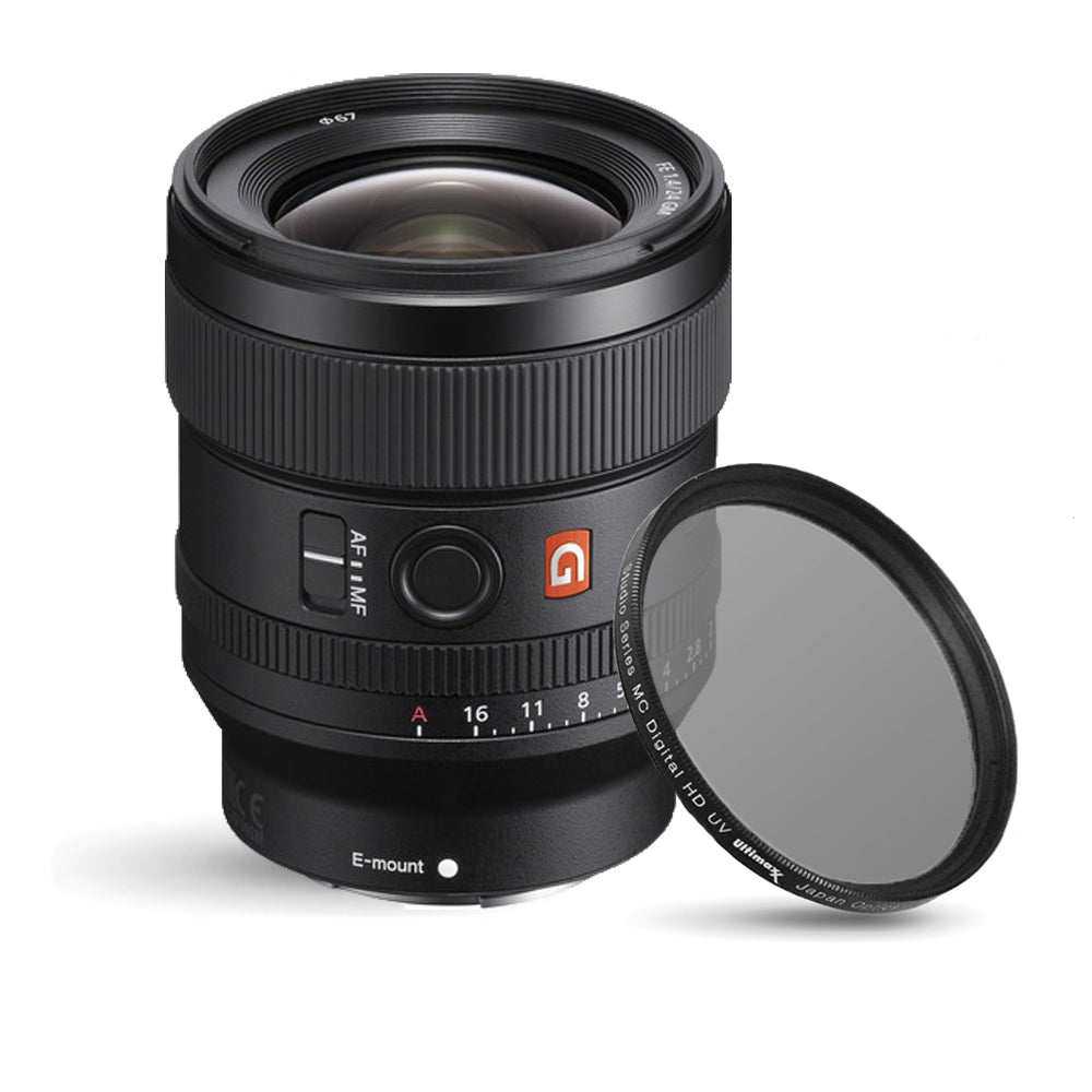 Sony FE 24mm f/1.4 GM Lens SEL24F14GM + UV Ultraviolet Filter