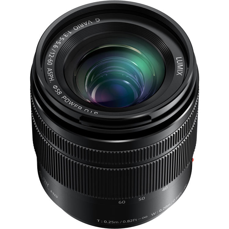 Panasonic Lumix G Vario 12-60 mm f/3,5-5,6 ASPH. Objectif POWER OIS - Filtre UV