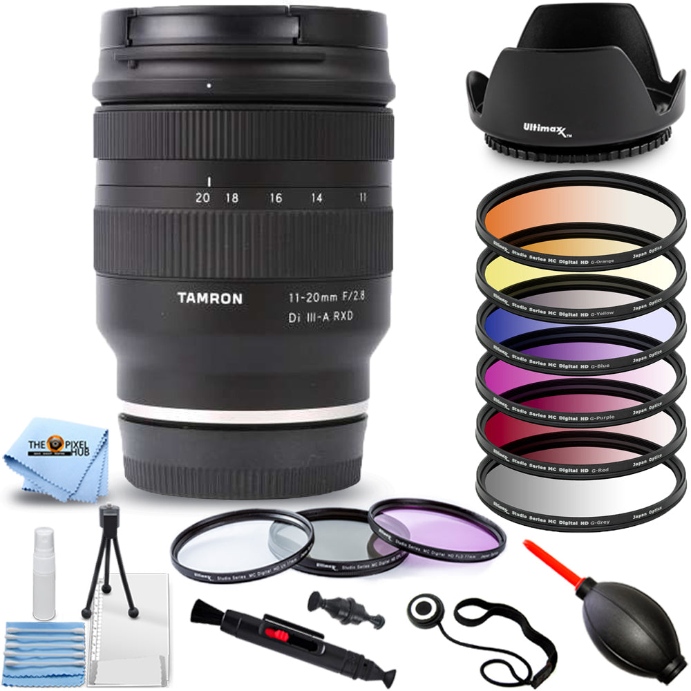 Tamron 11-20mm f2.8 Di III-A RXD Lens for Sony E AFB060S-700 - Filter Kit Bundle