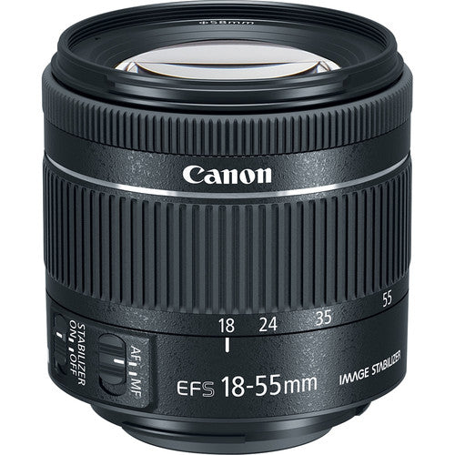 Objectif Canon EF-S 18-55 mm f/4-5.6 IS STM 1620C002 - Neuf dans une boîte blanche