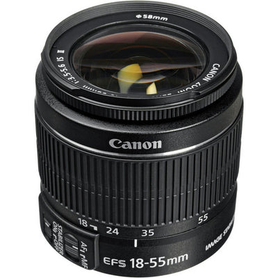 Objectif Canon EF-S 18-55 mm f/3.5-5.6 IS II 2042B002 - Neuf dans une boîte blanche