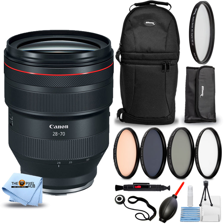 Objectif Canon RF 28-70 mm f/2L USM 2965C002 - Ensemble d'accessoires 8 pièces