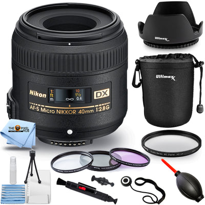 Objectif Nikon AF-S DX Micro-NIKKOR 40 mm f/2.8G (noir) 2200 - Kit de filtres