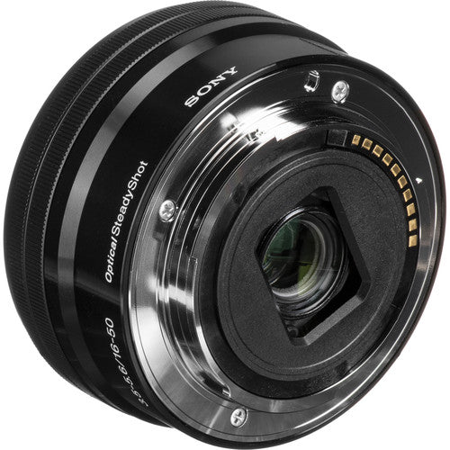 Objectif Sony E PZ 16-50 mm f/3,5-5,6 OSS + pochette d'objectif - Neuf dans une boîte blanche