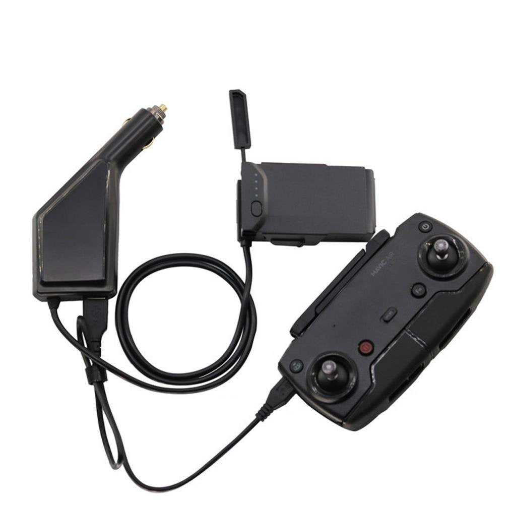 Chargeur de batterie de voiture 2 en 1, télécommande, chargement USB pour DJI Mavic Air, nouveau