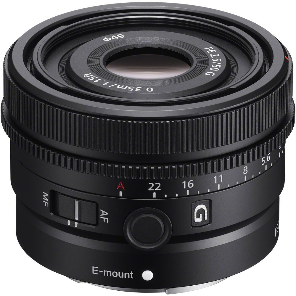 Objectif Sony FE 50 mm f/2,5 G - SEL50F25G