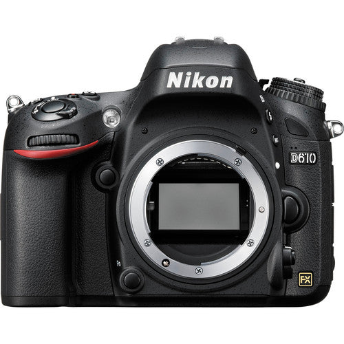 Appareil photo Nikon D610 avec objectif 70-300 mm f/4.5-5.6E ED VR + pack Extreme Pro 64 Go