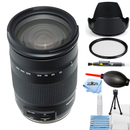 Objectif Tamron 18-400 mm f/3.5-6.3 Di II VC HLD pour Nikon F AFB028N-700 - Ensemble UV