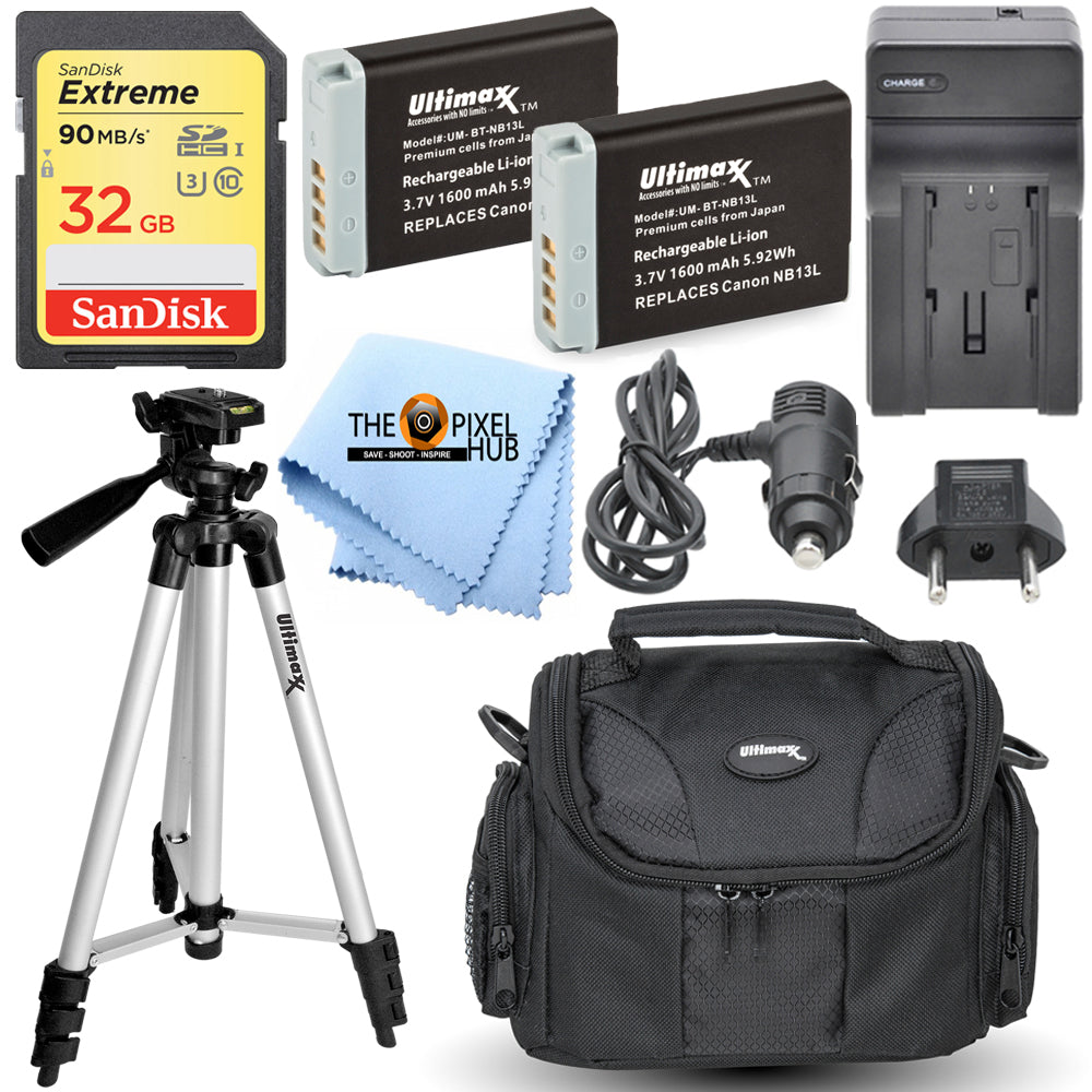 Kit d'accessoires PRO pour Canon SX720 SX730 SX740 SX620 G7 X II III G5 X II