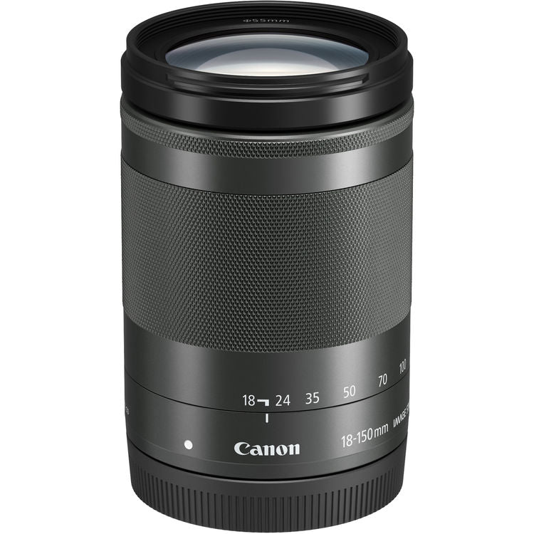 Objectif Canon EF-M 18-150 mm f/3.5-6.3 IS STM (graphite) - Lot d'accessoires 10 pièces