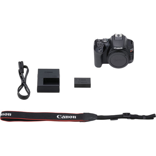 Appareil photo reflex numérique Canon EOS Rebel SL3 (noir, corps uniquement) - Ensemble d'accessoires 12 pièces