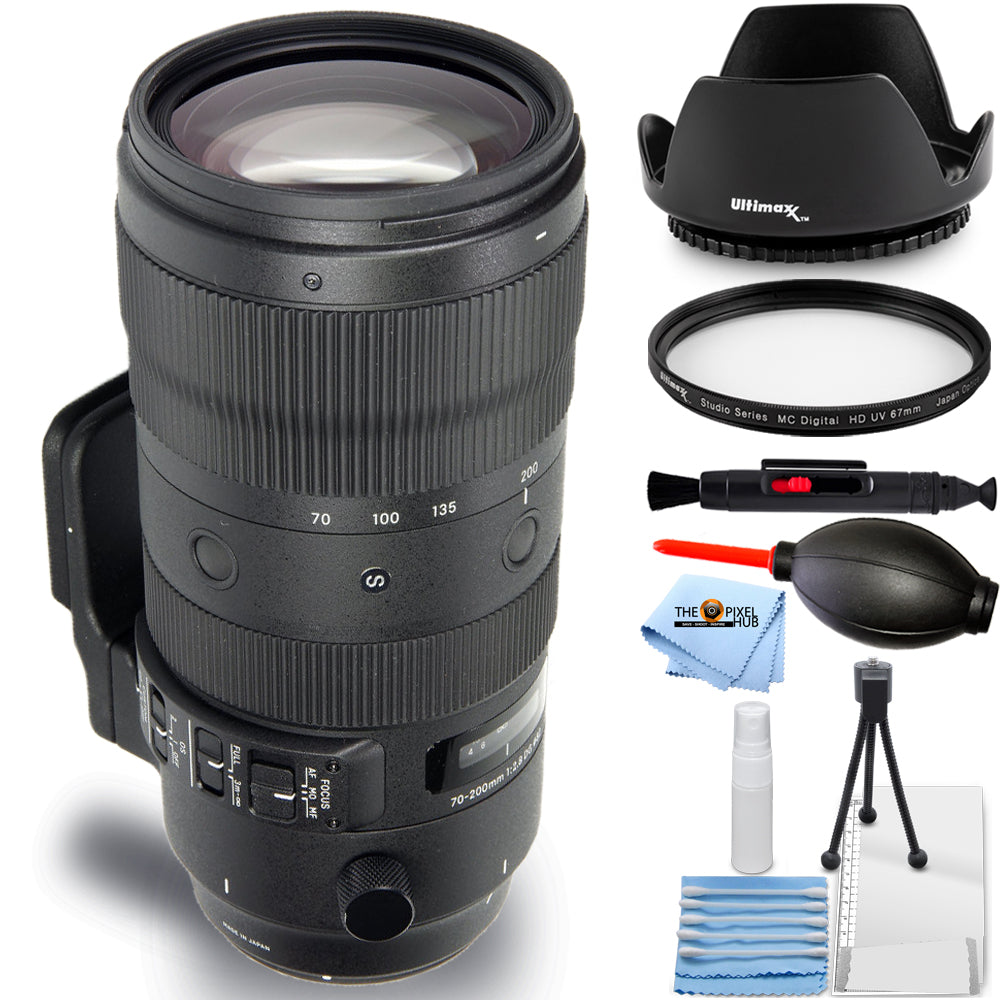 Sigma 70-200 mm f/2.8 DG OS HSM Objectif sport pour Nikon F – Ensemble UV essentiel