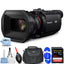 Panasonic HC-X1500 UHD 4K HDMI Pro Camcorder with 24x Zoom + 64GB + Case Bundle