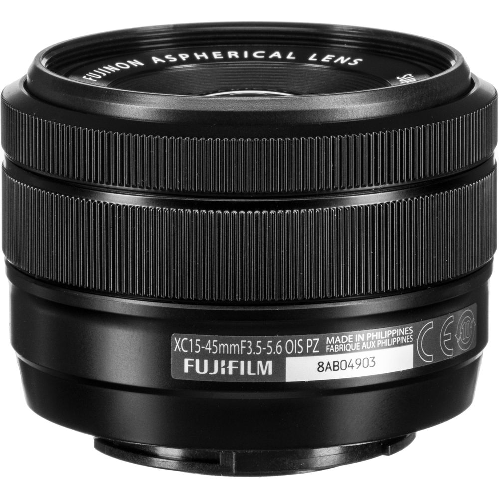 Objectif Fujifilm XC 15-45 mm f/3.5-5.6 OIS PZ (noir) + filtre UV - Neuf dans une boîte blanche