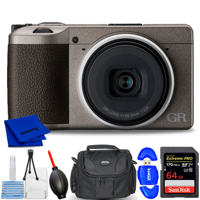 Ricoh GR III Diary Edition Digital Camera 01249 - 7PC Accessory Bundle