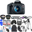 Canon EOS Rebel T7 Camera 3 Lens Kit 18-55mm + 32GB + Flash Top Value Bundle