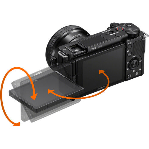 Appareil photo sans miroir Sony ZV-E10 (boîtier uniquement, noir) - ILCZV-E10/B