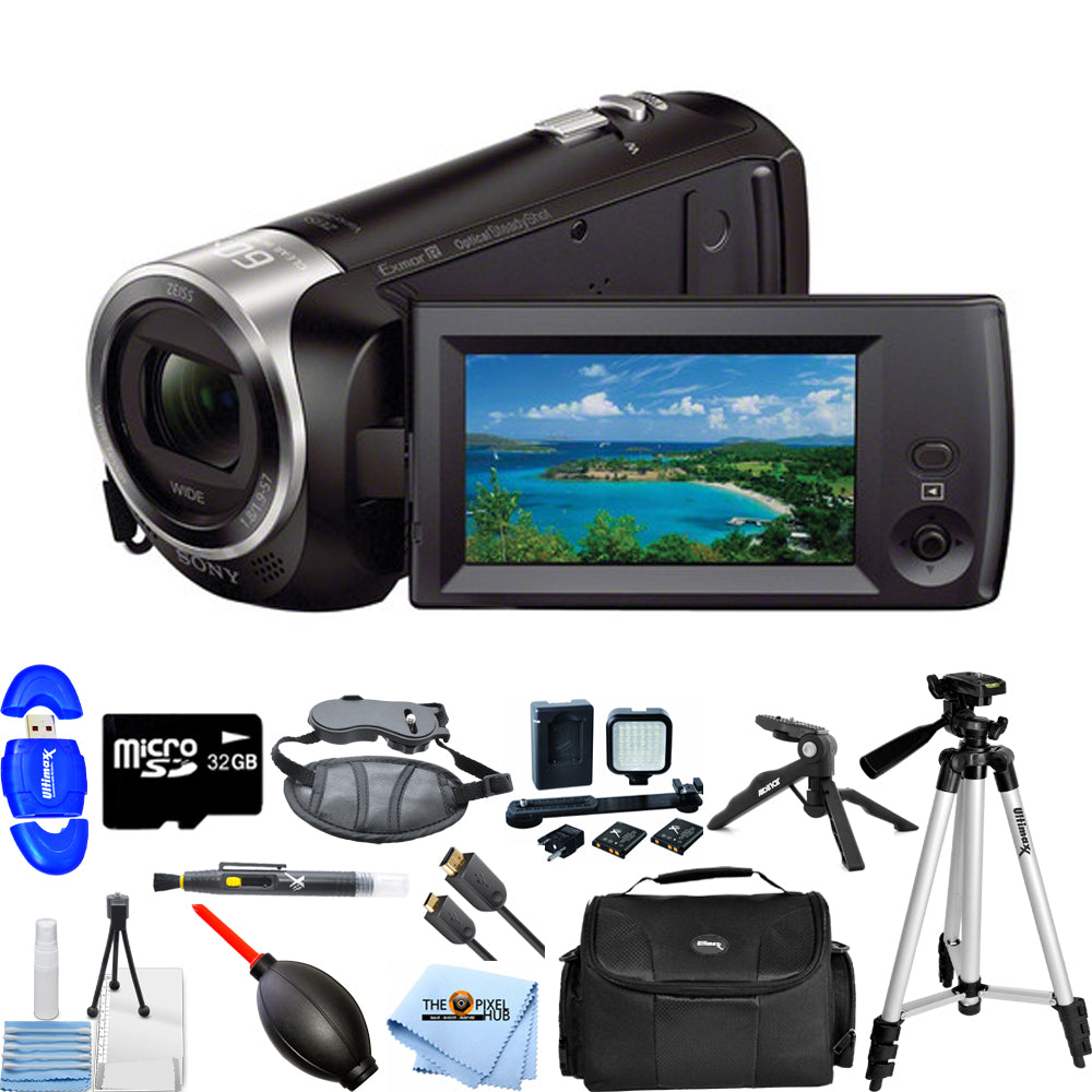 Sony HDR-CX405 HD Handycam Caméscope MEGA BUNDLE TOUT NEUF