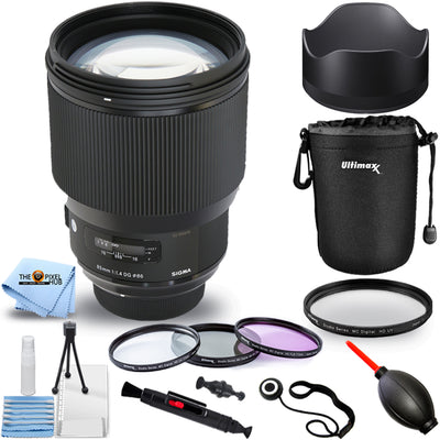 Objectif Sigma 85 mm f/1.4 DG HSM Art pour Nikon F 321955 + kit de filtres