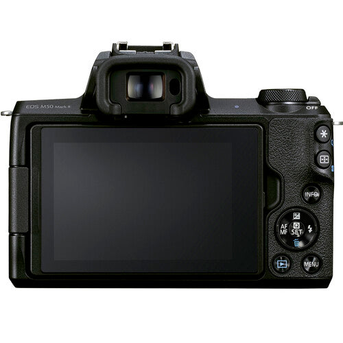 Appareil photo numérique sans miroir Canon EOS M50 Mark II avec objectif 15-45 mm (noir)