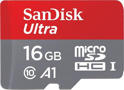 Carte Micro SDHC UHS-I Sandisk Ultra 16 Go 98 Mo/s U1 A1 - SDSQUAR-016G-GN6MA