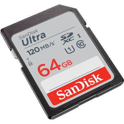 Carte mémoire SDXC Ultra UHS-I SanDisk 64 Go - SDSDUN4-064G-AN6IN