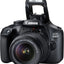 Canon EOS 3000D / T100 DSLR + 18-55 mm III + Objectif 75-300 mm + 64 Go + Flash Bundle