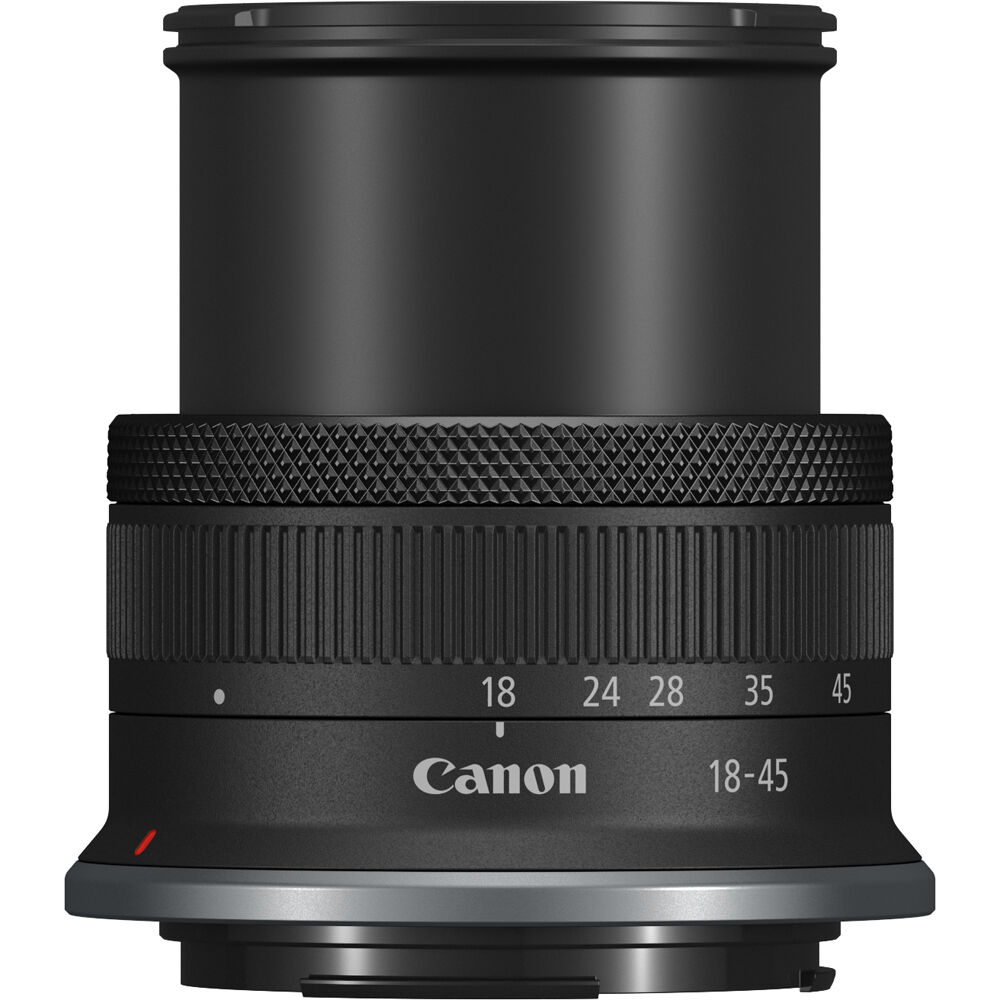 Objectif Canon RF-S 18-45 mm f/4.5-6.3 IS STM - Ensemble d'accessoires neuf dans une boîte blanche